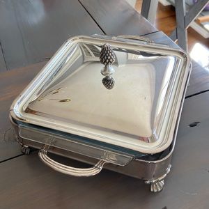 Vintage Kent Silversmiths silverplate dish